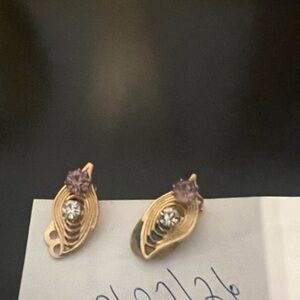 Elegant Gold and Silver Earrings